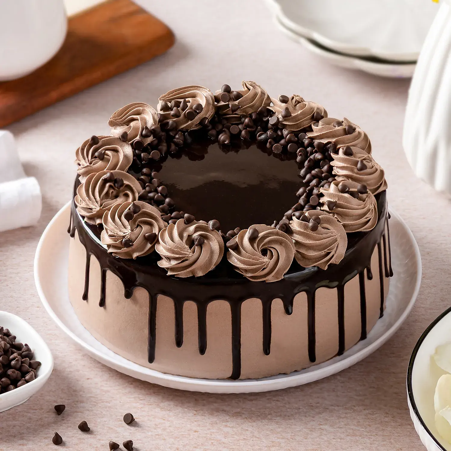 Belgian Chocolate Truffle Cake